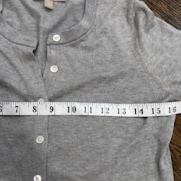 Clearance: Banana Republic think knit cotton sweater/top sz S/M - Picture 5 of 6